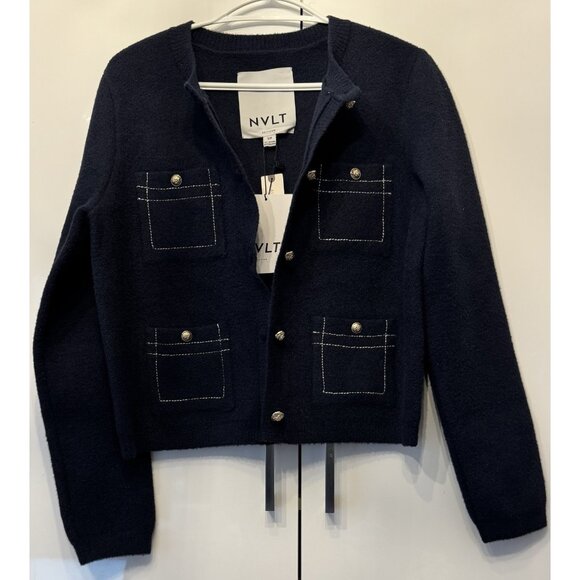NWT Size SP - NVLT Knit Topstitch Jacket - Picture 3 of 16